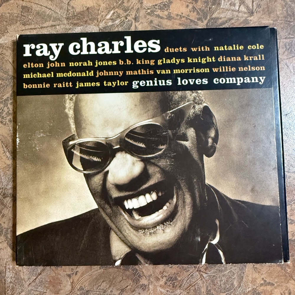 Genius Loves Company CD - Black Cover